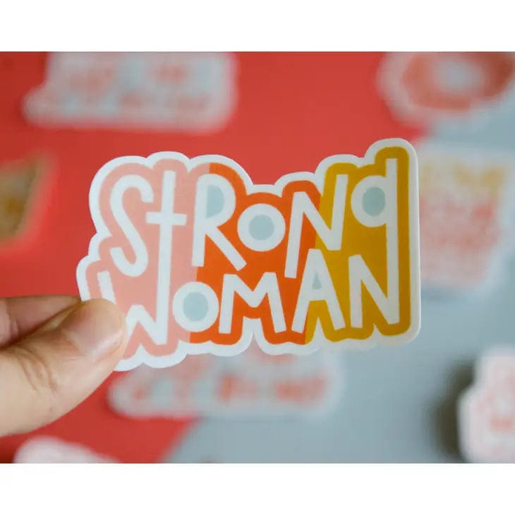 Twentysome Design Sticker Strong Woman Sticker