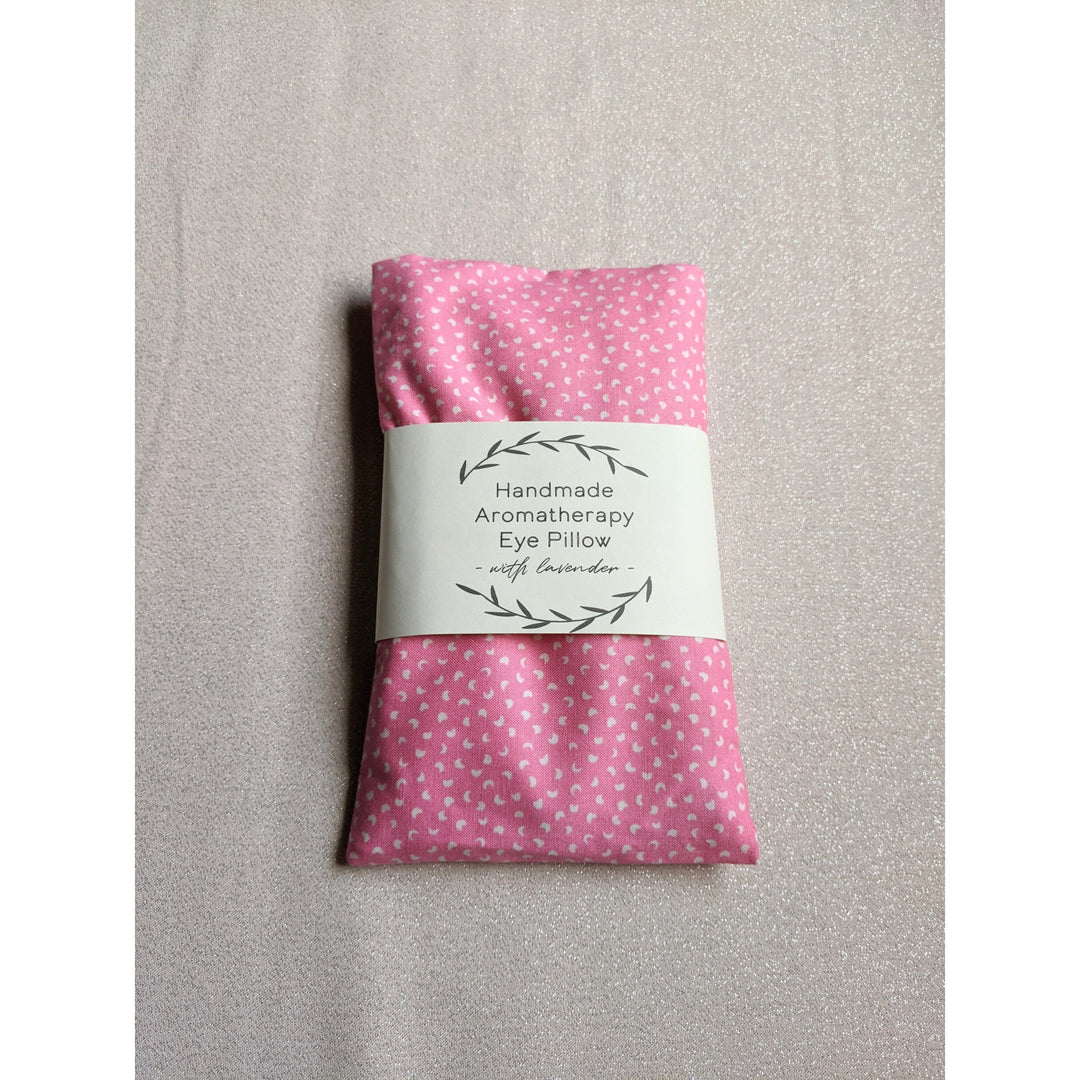 Two Birds Eco Shop Eye Pillow Candy Pink Unscented Weighted Eye Pillow