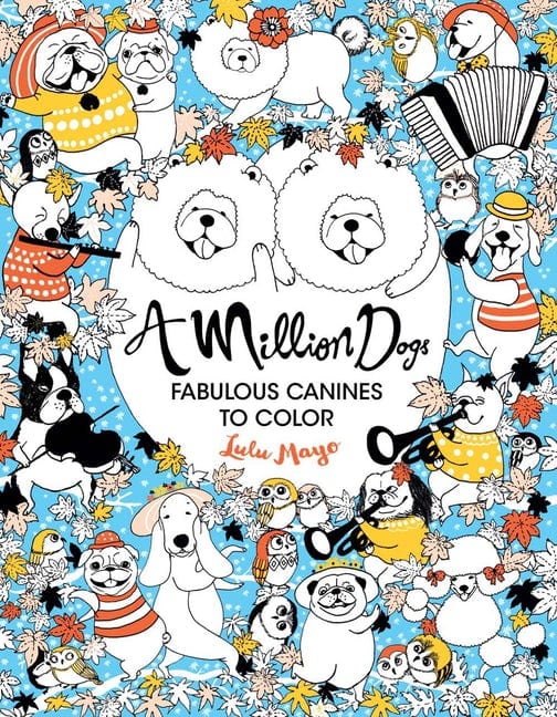 Union Square & Co Coloring Book A Million Dogs - Fabulous Canines to Color