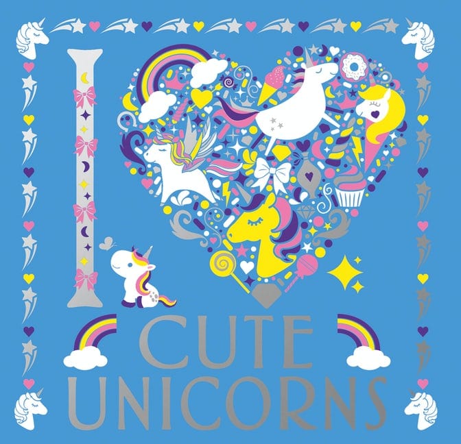 Union Square & Co Paperback I Heart Cute Unicorns