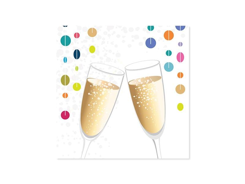Up With Paper Card A Toast For You! Pop-Up Card