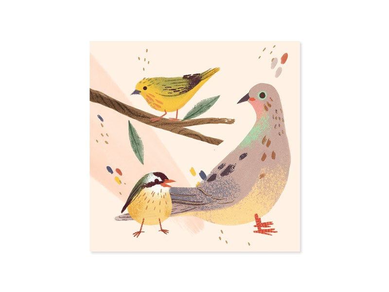 Up With Paper Card Backyard Birds Pop-Up Card