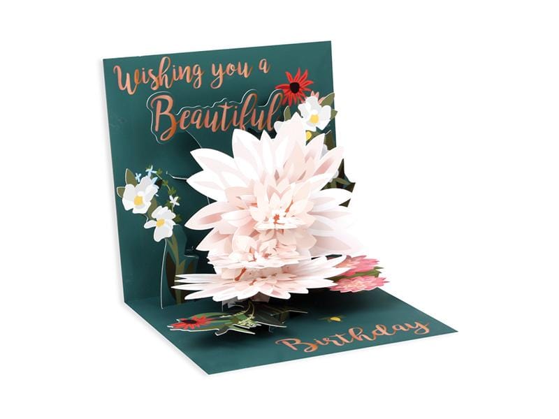 Up With Paper Card Beautiful Birthday Pop-Up Card