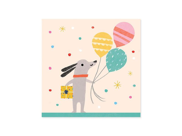 Up With Paper Card Dog & Cat Bike Ride Birthday Pop-Up Card