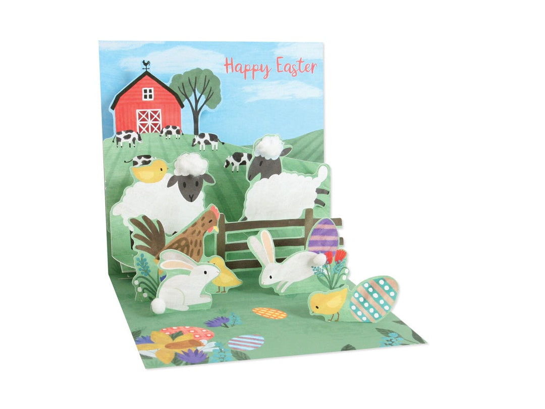 Up With Paper Card Easter Farm Pop-Up Card