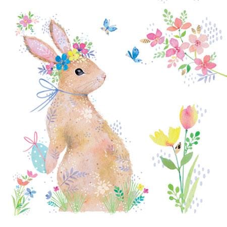 Up With Paper Card Garden Rabbit Pop-Up Card