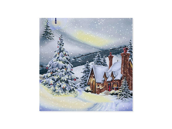 Up With Paper Card Midnight Village Christmas Pop-up Card