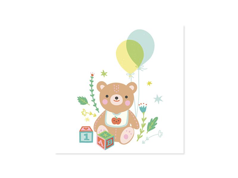Up With Paper Card New Baby Pop-Up Card