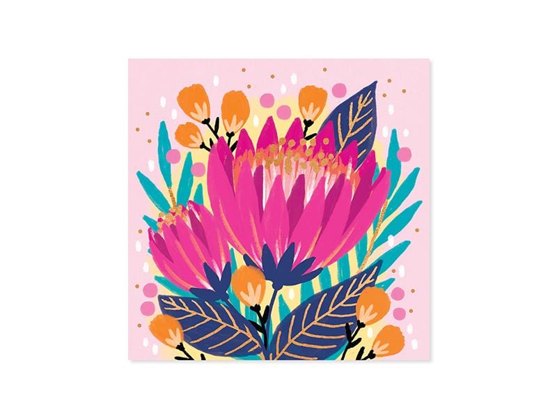 Up With Paper Card Protea Pop-Up Card