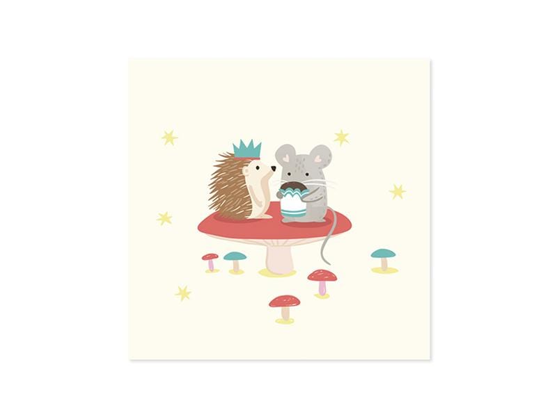 Up With Paper Card Woodland Animals Birthday Pop-Up Card