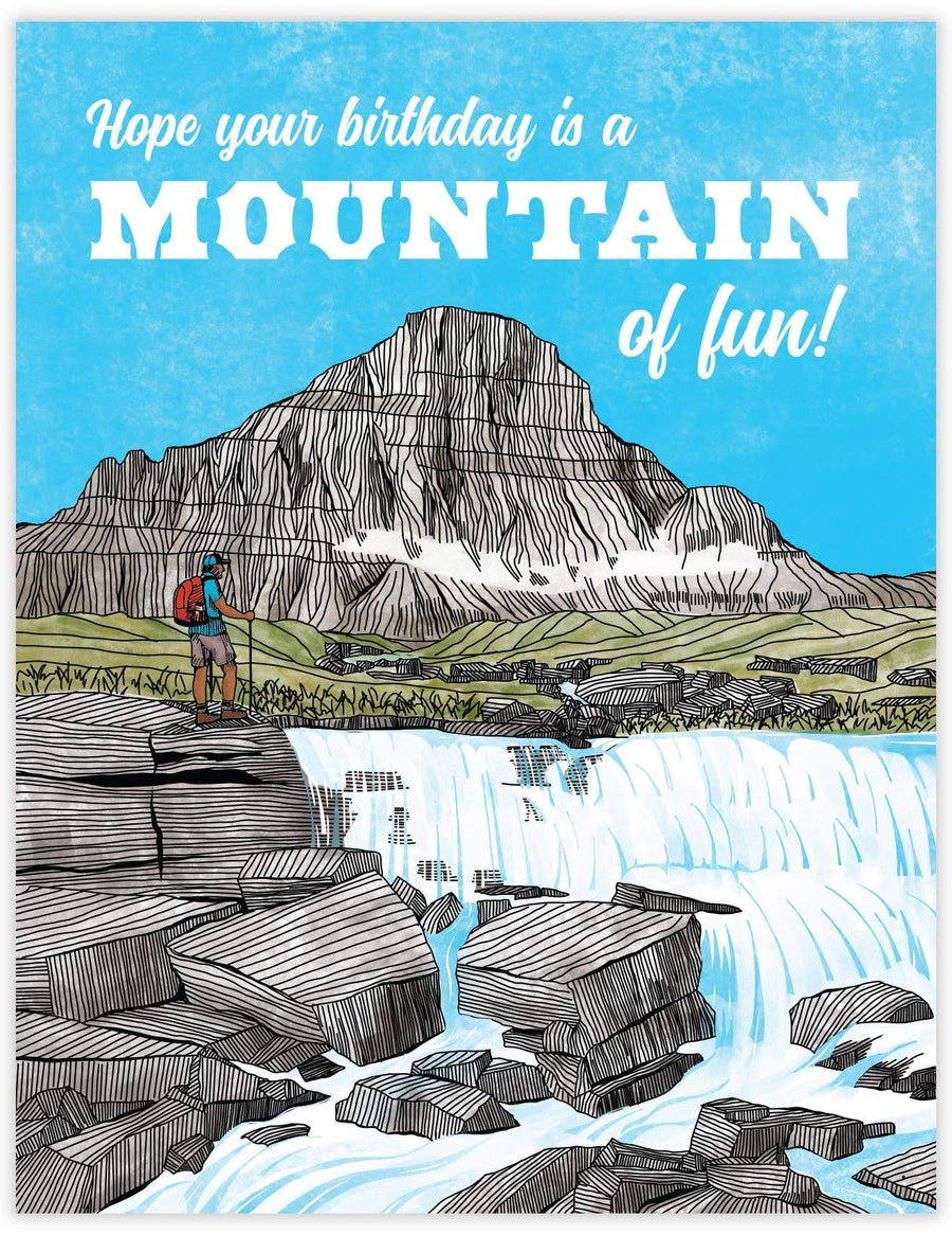 Waterknot Card Mountain of Fun Card