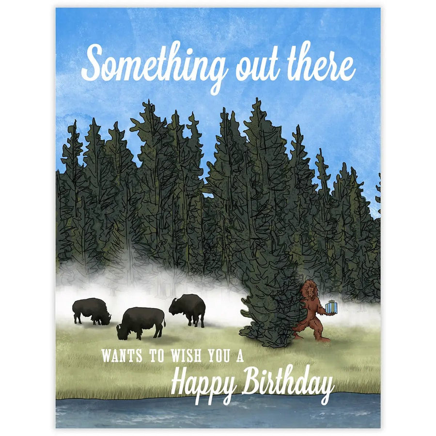 Waterknot Card Sasquatch Birthday Card