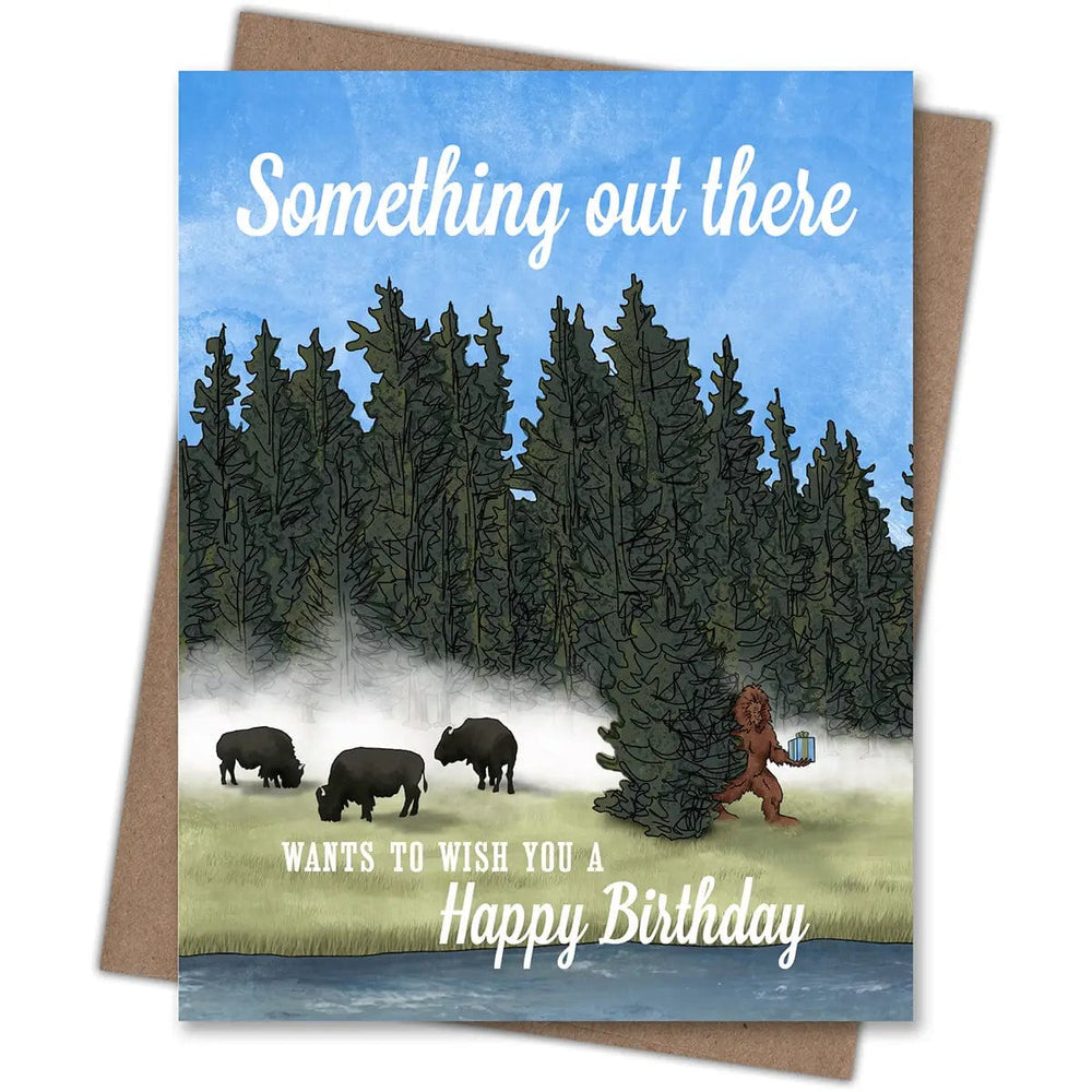 Waterknot Card Sasquatch Birthday Card