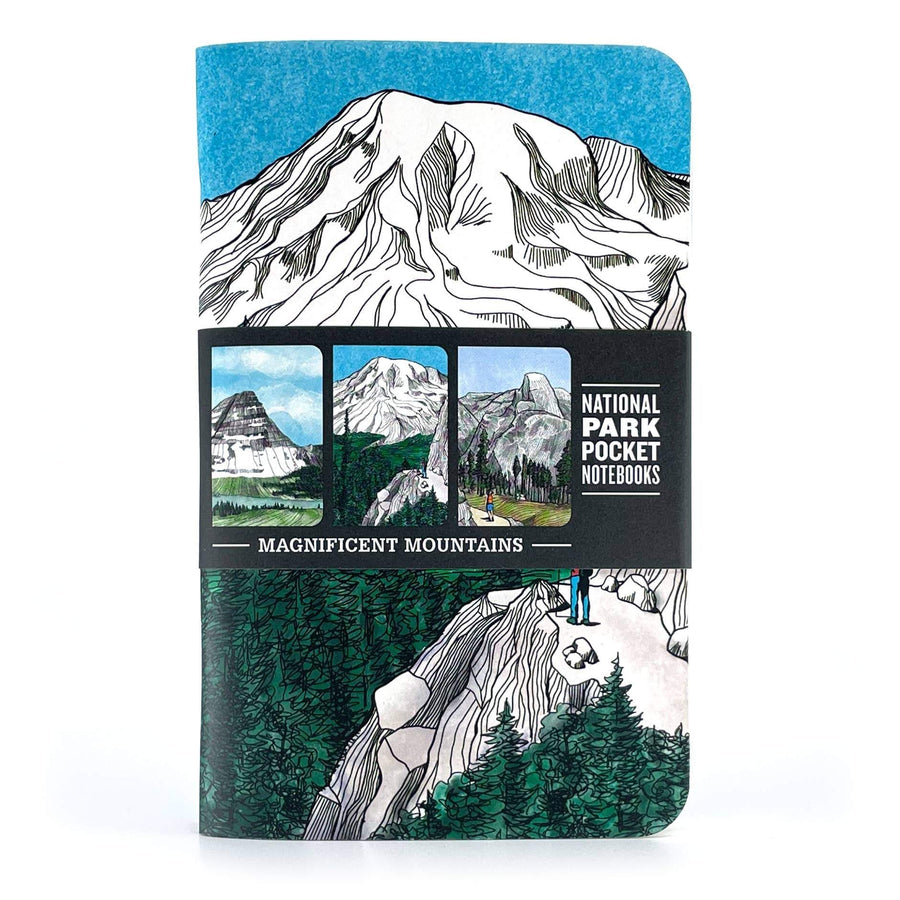 Waterknot Notepad Magnificent Mountains Pocket Notepad