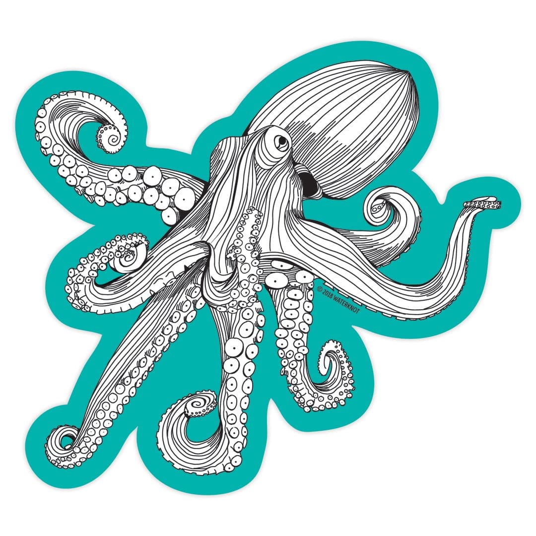 Waterknot Sticker Octopus Sticker