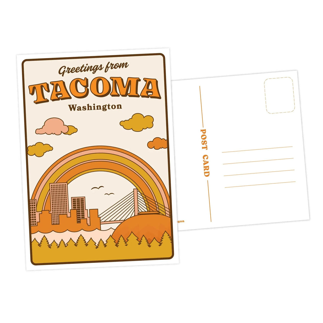 Wild Child Brand Postcard Greetings from Tacoma, Washington Postcard
