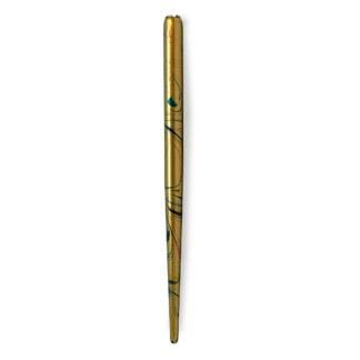 William Mitchell Calligraphy Pen and Pencils Gold Marbled Pen Holder