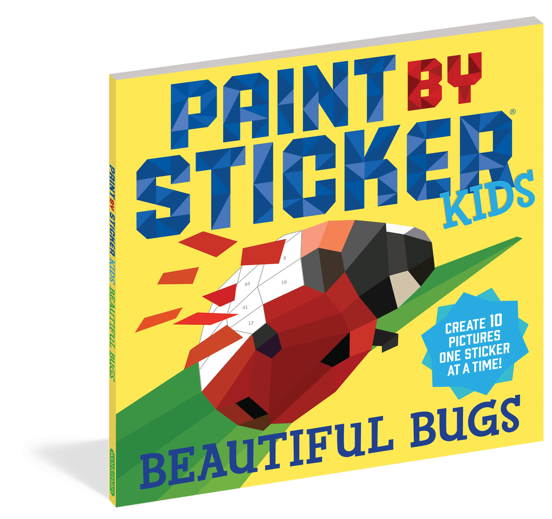 Workman Publishing Activity Book Paint by Sticker Kids: Beautiful Bugs