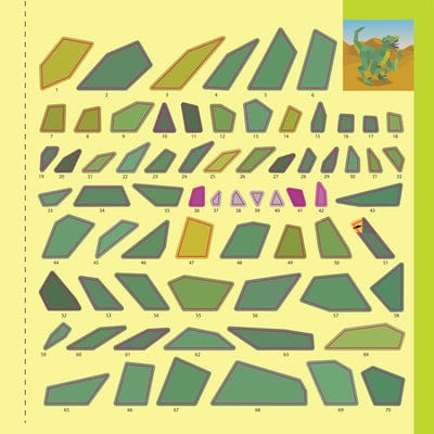 Workman Publishing Activity Book Paint by Sticker Kids: Dinosaurs