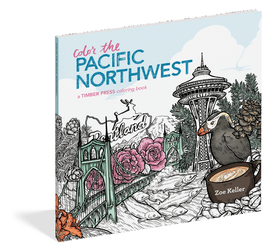 Workman Publishing Book Color the Pacific Northwest