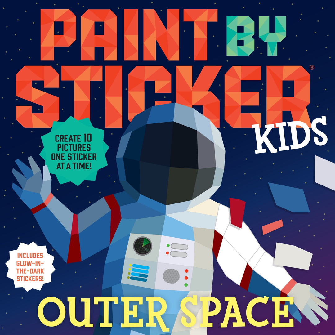 Workman Publishing Book Paint by Sticker Kids Outer Space