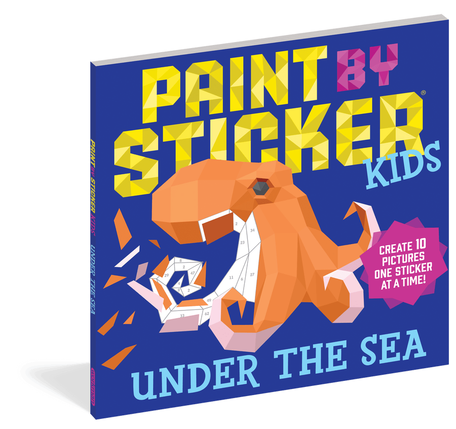 Workman Publishing Book Paint by Sticker Kids Under the Sea