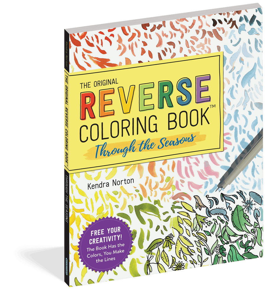 Workman Publishing Coloring Book The Reverse Coloring Book®: Through the Seasons