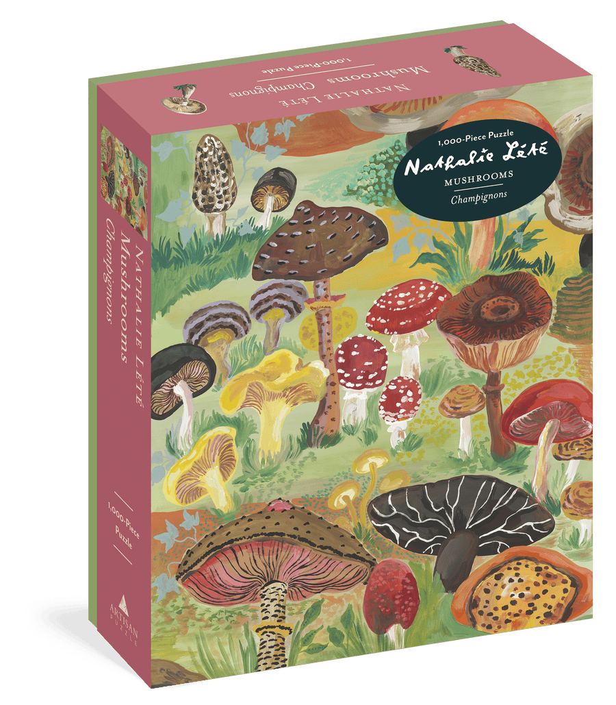 Workman Publishing Puzzle Nathalie Lété’s: Mushrooms 1,000-Piece Puzzle