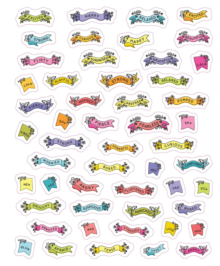 Workman Publishing Sticker Pack So. Many. Feelings Stickers.