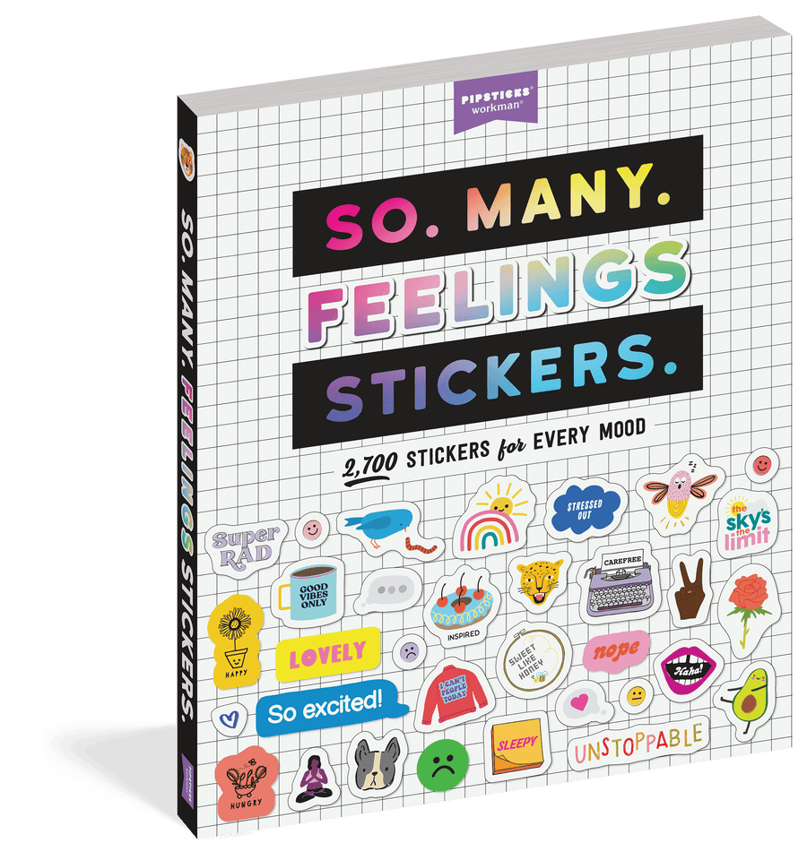 Workman Publishing Sticker Pack So. Many. Feelings Stickers.