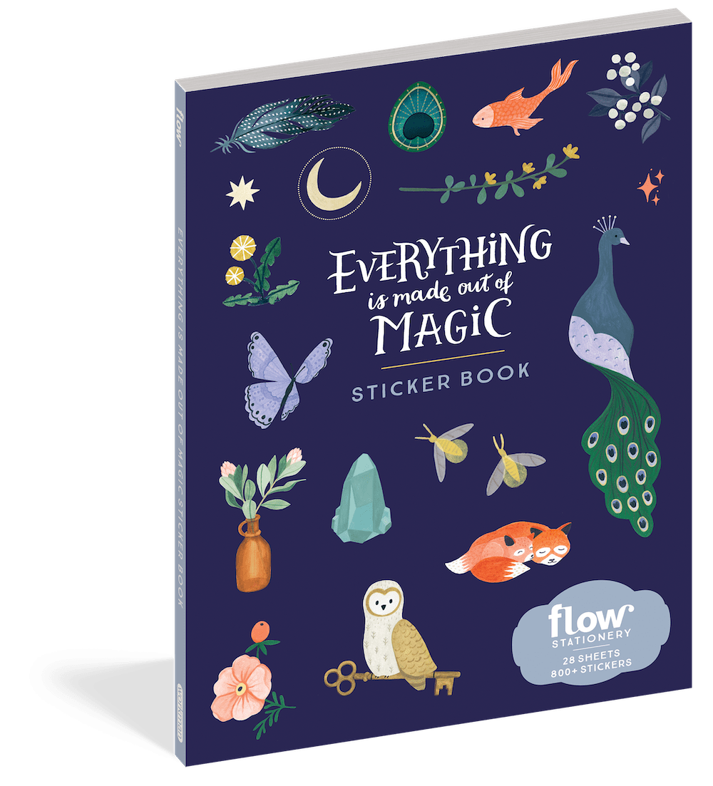 Workman Publishing Sticker Sheets Everything Is Made Out of Magic Sticker Book