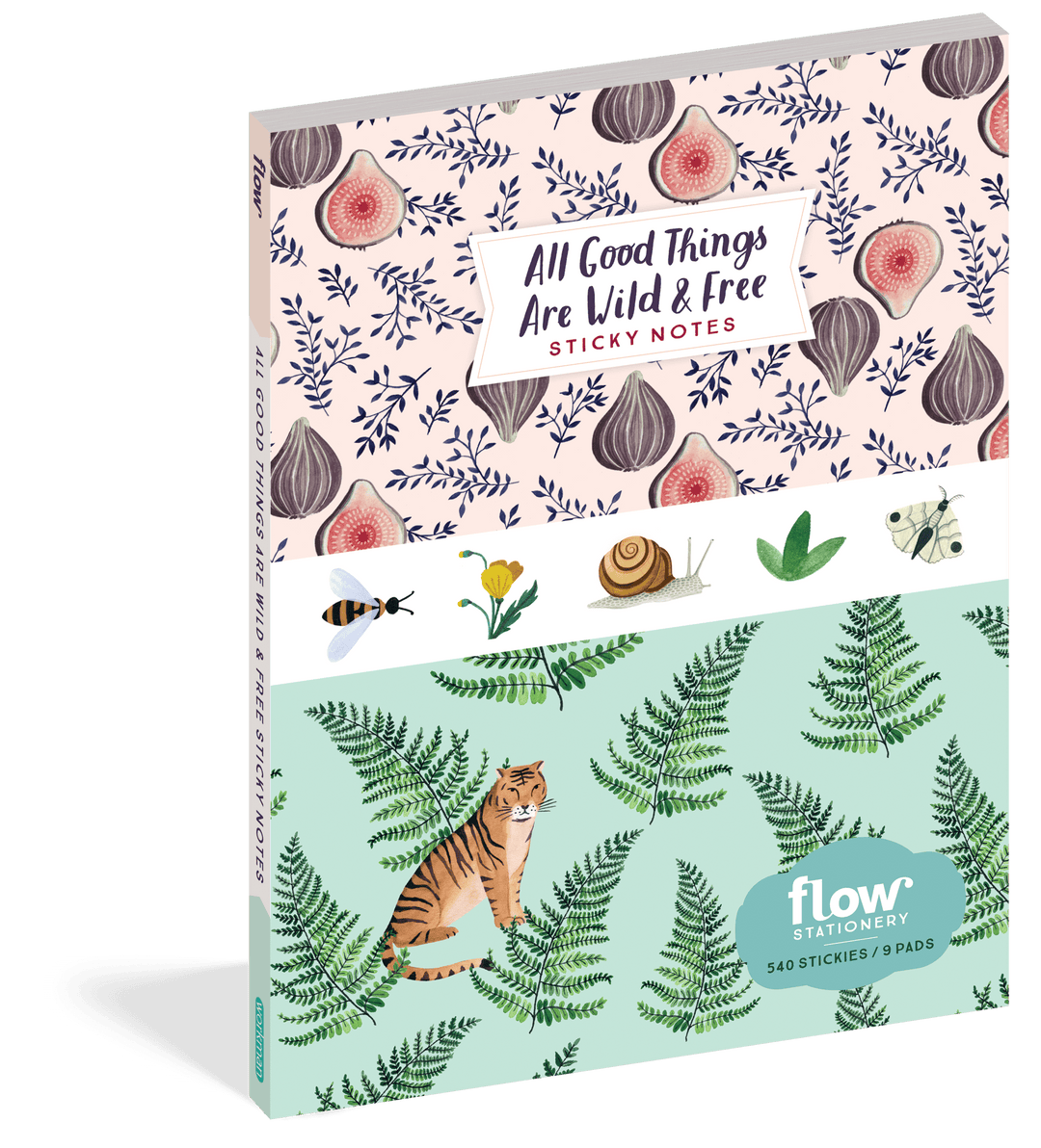 Workman Publishing Sticky Notes All Good Things Are Wild and Free Sticky Notes