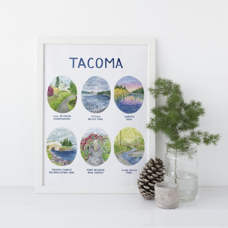 Yardia Art Print Tacoma Parks Art Print