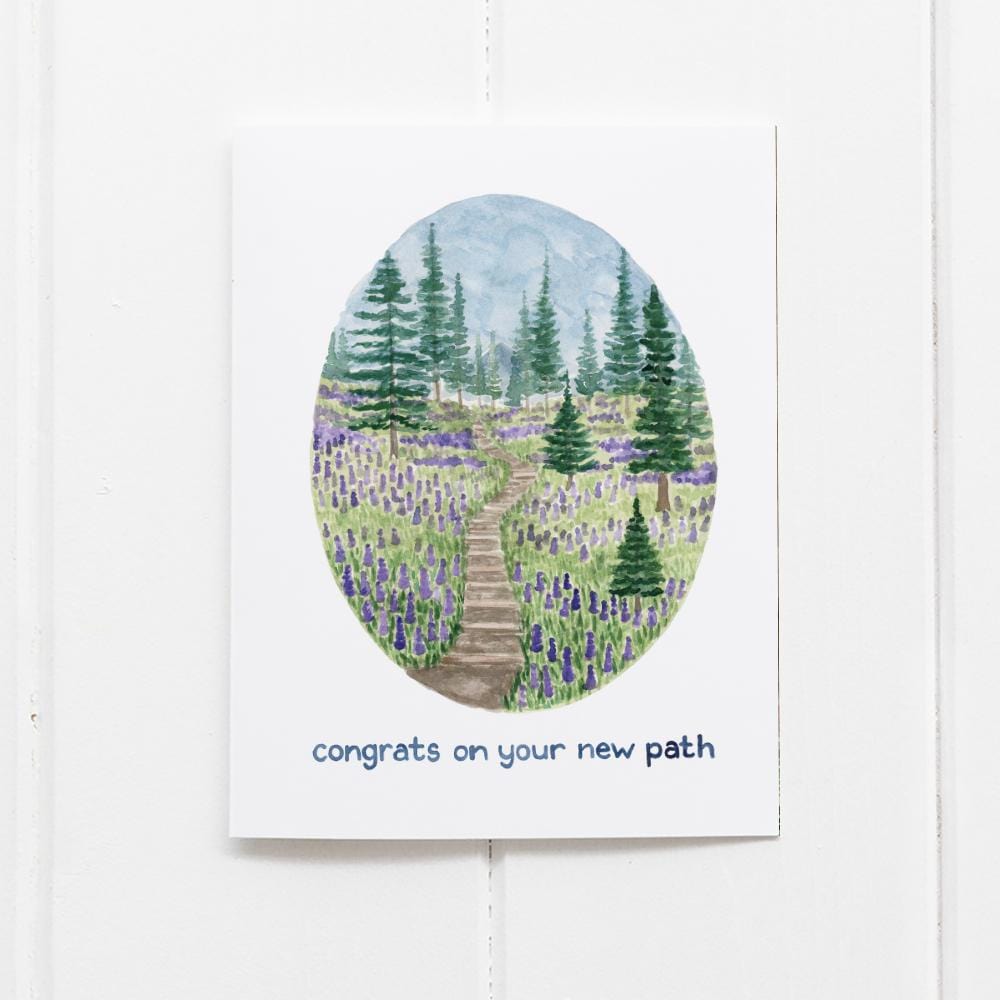 Yardia Card Congrats on Your New Path Card