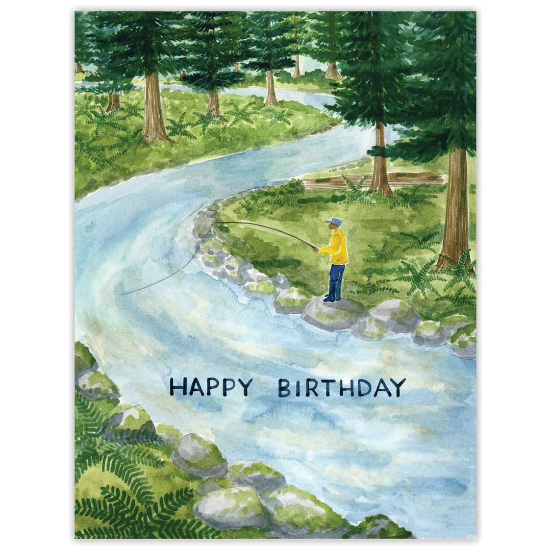 Yardia Card Fishing Birthday Card