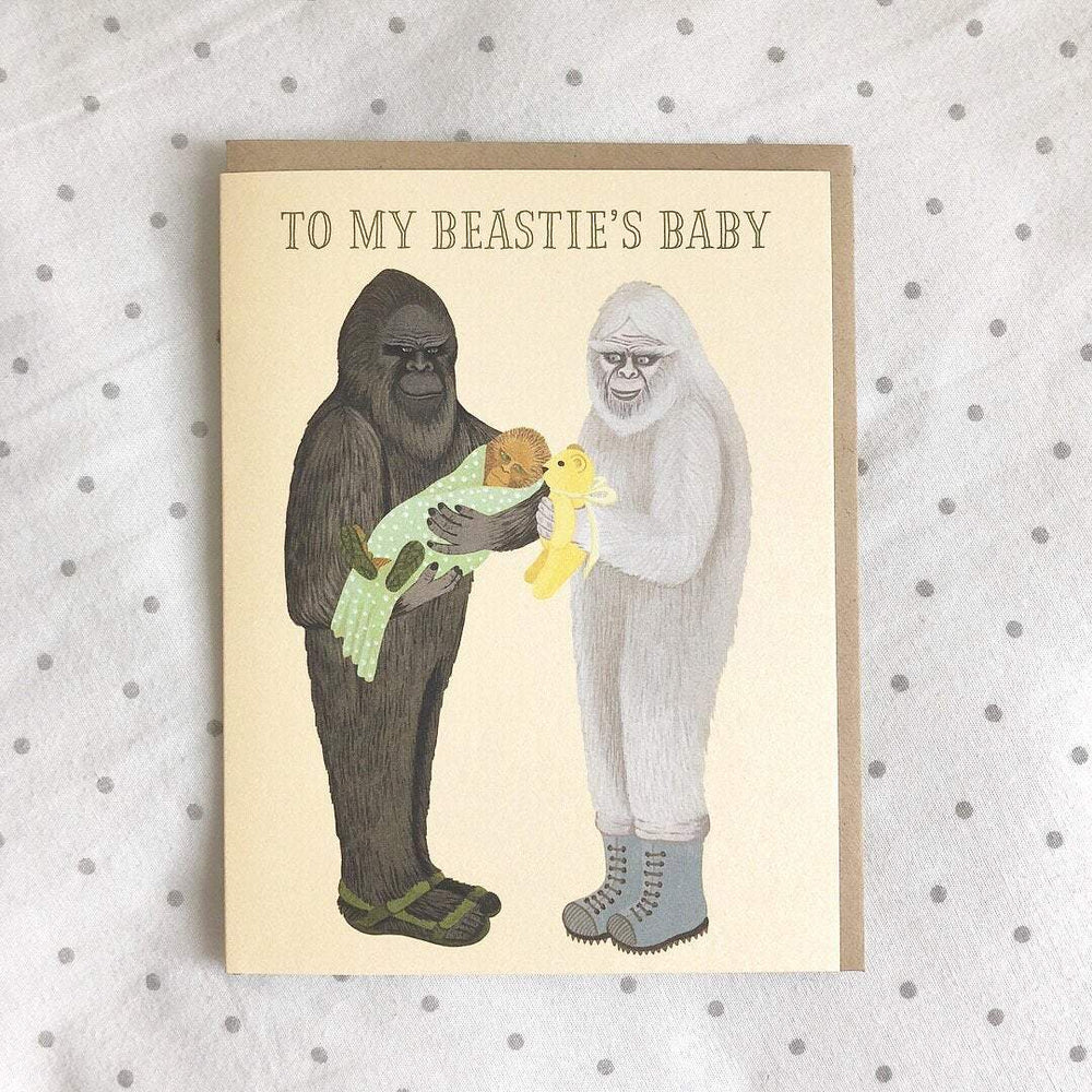 Yeppie Paper Card Beastie's Baby Card