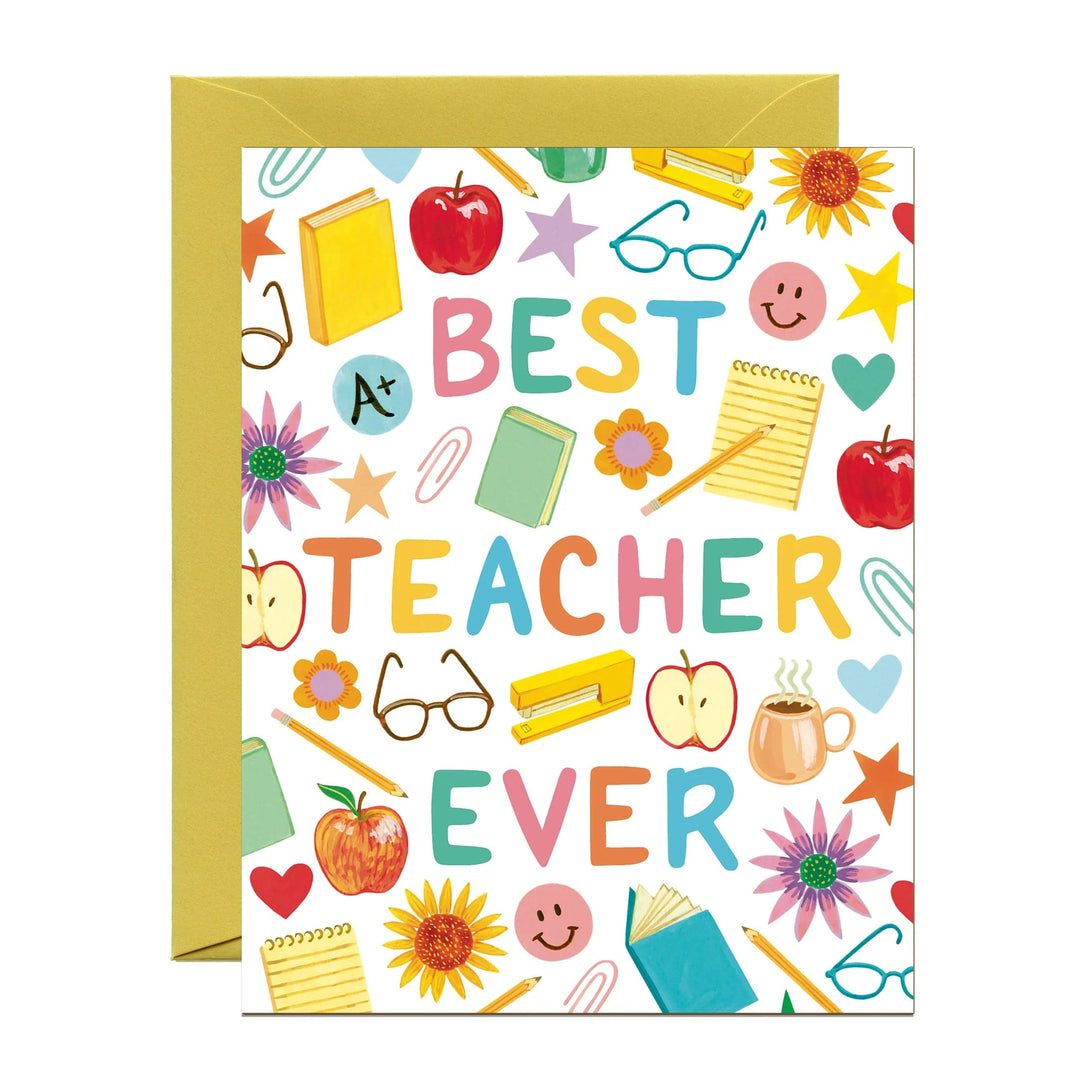 Yeppie Paper Card Best Teacher Ever Card