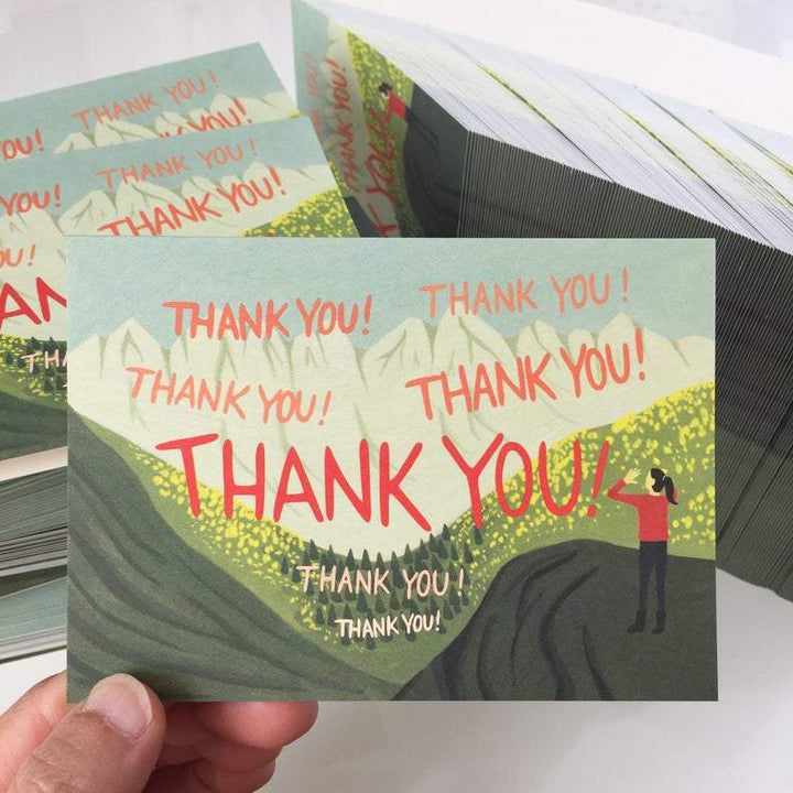 Yeppie Paper Card Echo "Thank You! Thank You!" Boxed Card Set
