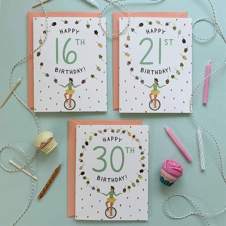 Yeppie Paper Card Happy 30th Birthday Card