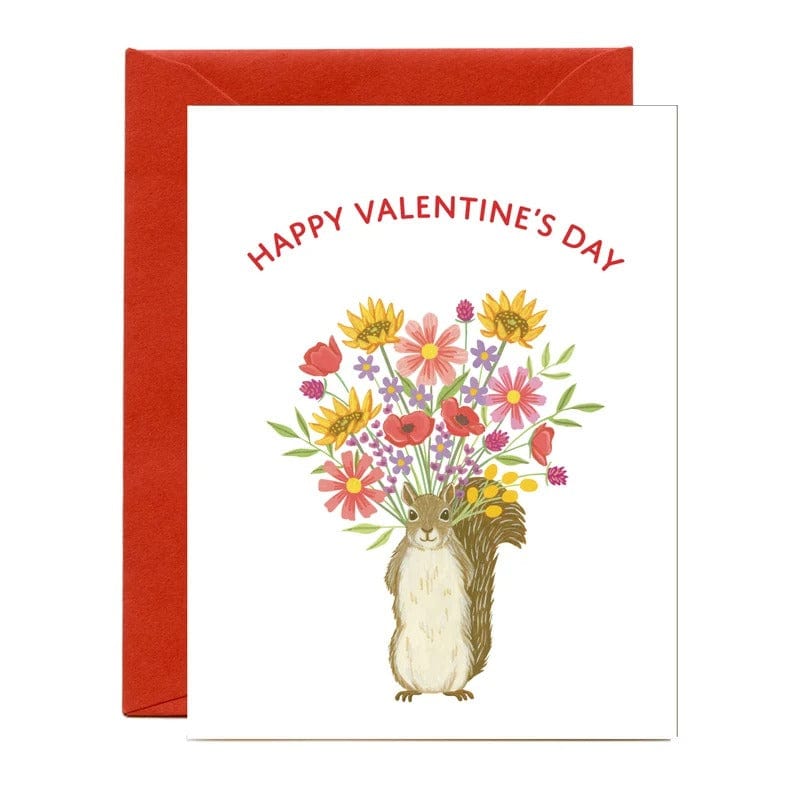 Yeppie Paper Card Squirrel Valentine