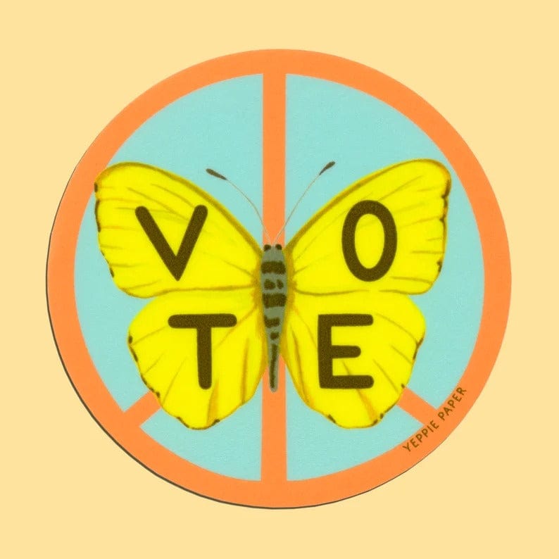 Yeppie Paper Sticker Butterfly Vote Sticker
