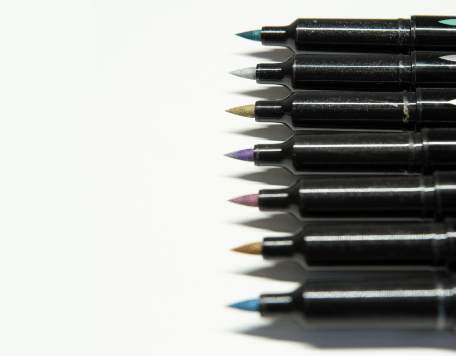 Zebra Pen Zebra Brush Pen - Single Ended Metallic