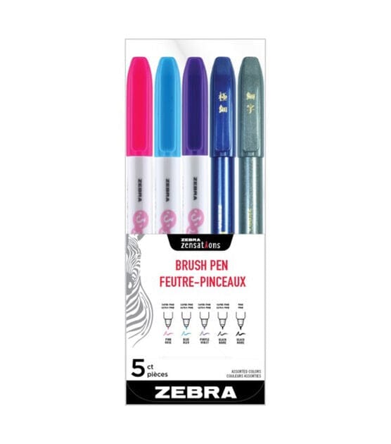 Zebra Pen Zensations Brush Pen Set