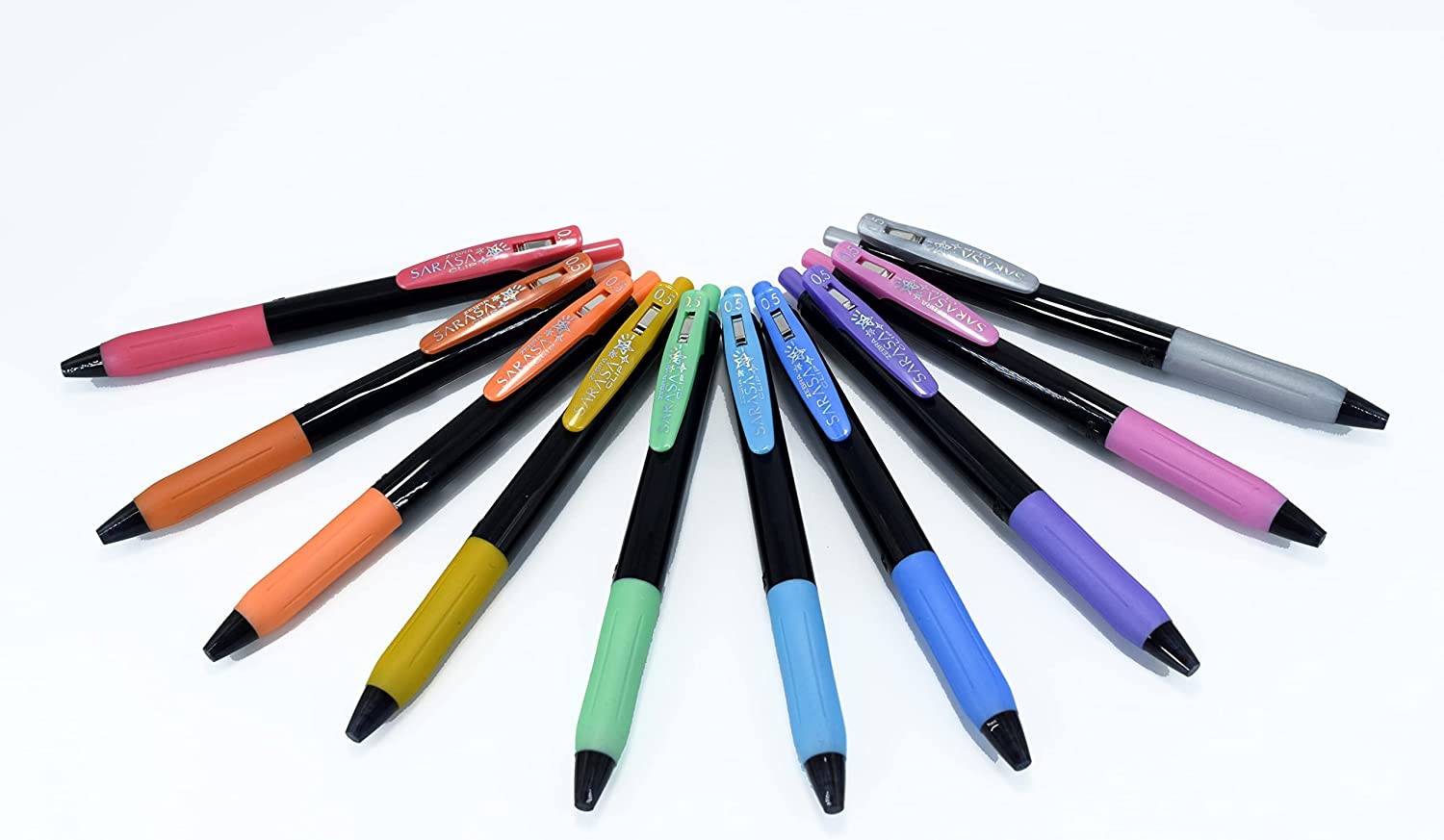 Zebra Pens Sarasa Clip Decoshine Metallic Retractable Gel Pen